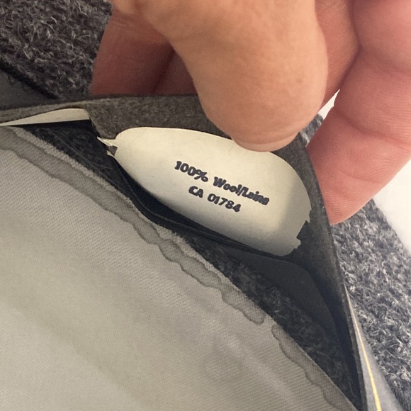 Vintage Hat Mens 7 Gray Harris Tweed Wool Suede Stetson Trilby Fedora Retro - Picture 9 of 12